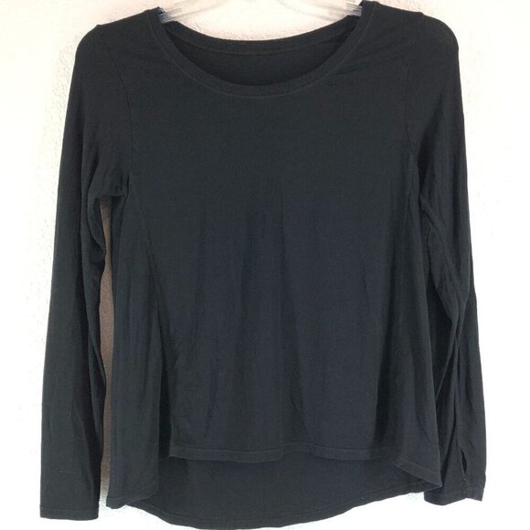 Zyia Black Hi-Low Tee Shirt Size Medium - Picture 1 of 5